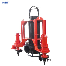 High suction submersible agitator pump